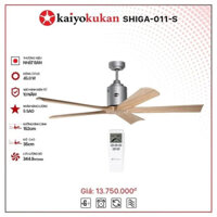 Quạt trần Nhật Bản Kaiyo Kukan 5 cánh D152cm 45W DC SHIGA 011