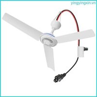 Quạt trần nhỏ YIN C13 Cắm Quạt treo Máy làm mát không khí Tốc độ điều chỉnh 12V-85V