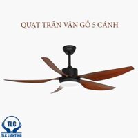 Quạt trần panasonic 3 cánh Quạt trần trang trí Quạt trần đèn LED Ecofan Sapphire - Nguồn gió tự nhiên vận hành êm ái chất liệu cao cấp tiết kiệm điện năng