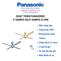 Quạt trần Panasonic F-56MPG-GO 59W