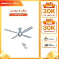 Quạt trần Panasonic model F-56MPG (màu bạc, màu vàng ánh kim - 3 chế độ gió - 59W) - KO GỒM CP LẮP