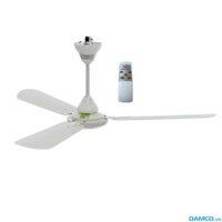 Quạt trần QT-1400NDK (77W, điều khiển từ xa, cánh nhôm, Điện cơ 91 Bộ Quốc Phòng)