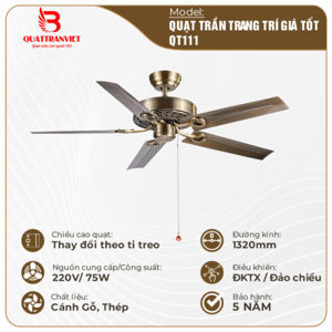Quạt trần 5 cánh QT111