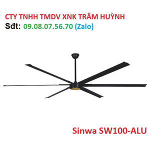 Quạt trần Sinwa 6 cánh SW100-ALU