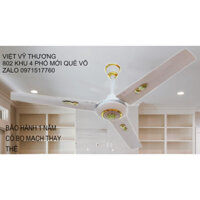 Quạt trần solar 12v giải rộng 1400mm có điều khiển từ xa và hộp số