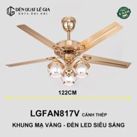 Quạt Trần Tân Cổ Điển Lê Gia LGFAN817V | Quạt Trần Đẹp