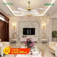 Quạt trần Trang Trí chính hãng TUVACO C600J1-32