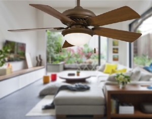 Quạt trần trang trí Minka Arie Supra 5 cánh F568-ORB