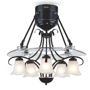 Quạt trần đèn sinwa 4 cánh qy 002