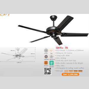 Quạt trần Vifa-78