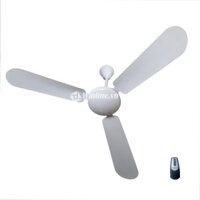 Quạt trần Vinawind QT-1400X 3 cánh nhôm, màu trắng điều khiển từ xa