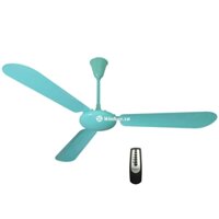Quạt trần Vinawind QT-1400X xanh 3 cánh nhôm, điều khiển từ xa