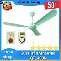 Quạt Trần Vinawind QT-1400S-Điện cơ Thống Nhất-Quạt khỏe,êm-chính hãng-Bảo Hành 12 Tháng