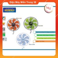 Quạt treo 2 dây Senko TC1622 sải cánh 39cm 65W Hàng Chính Hãng, Giá Siêu Rẻ “Điện Máy Miền Trung 36”
