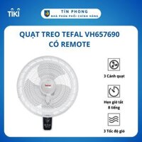 Quạt treo Tefal VH657690 - 55W - 3 mức gió - Remote không dây - Motor bạc thau - Hàng chính hãng