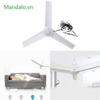 Quạt treo trần điện áp thấp Met DC12V Quạt điện cắm trại gia đình Quạt tán trần cho lều cắm trại