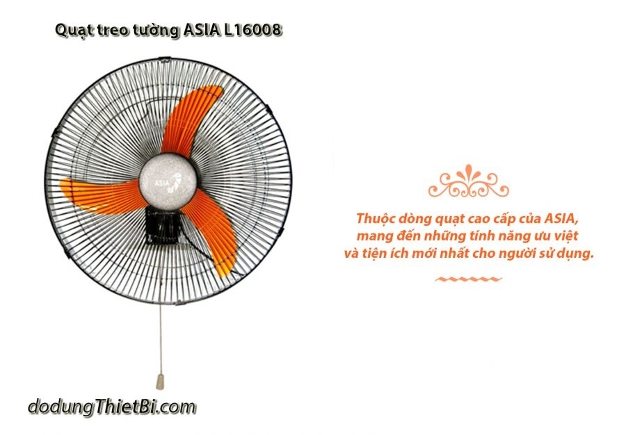 Quạt treo tường Asia L16008