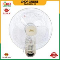 Quạt treo tường 3 cánh 50W  Lifan TE-1688 - Có REMOTE - Hàng chính hãng - Kem