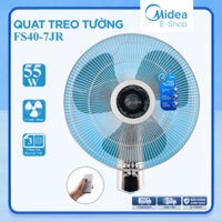 Quạt Treo Tường 3 Cánh Midea FW40-7JR (Quạt Điện 55W, Chỉnh Gió 3 Cấp, Có Điều Khiển Từ Xa)