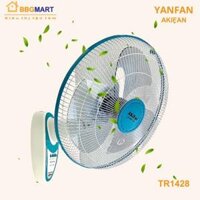 quạt treo tường AkiFan TR1428 điều khiển từ xa chính hãng
