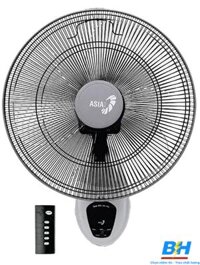 Quạt Treo Tường Asia Điều Khiển Remot 55W Màu Xám VY377092