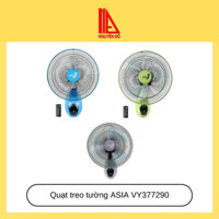 Quạt treo tường ASIA VY377 với 3 màu chuối non/xám/thiên thanh, công suất 55w, có remote điều khiển, Shop Nguyễn Đô