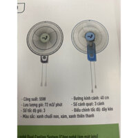 Quạt treo tường cao cấp ASIA (VY357790)xám VY357190thien thanh