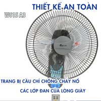 Quạt treo tường Chinghai W615 A3