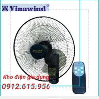 Quạt treo tường có điều khiển Vinawind điện cơ thống nhất QTT400X-HĐ. Hàng chinh hãng, bảo hành 12 tháng