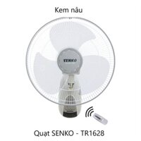 Quạt Treo Tường Có Điều Khiển Từ Xa Senko TR1628 Kem nâu Hàng Chính Hãng
