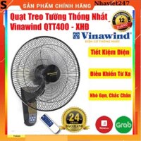 Quạt Treo Tường Có Điều Khiển-Vinawind QTT400X-HD-Điện Cơ Thống Nhất-quạt êm,khỏe,bền -bh 12t