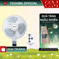 Quạt treo tường có remote Toshiba F-WSA20(H)VN, 3 cánh, hẹn giờ tắt, điều khiển từ xa - CHEAPMALL SUNHOUSE