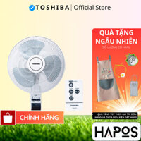 Quạt treo tường có Remote Toshiba F-WSA20(H)VN Chính hãng, 3 cánh, hẹn giờ tắt, điều khiển từ xa - HAPOS TOSHIBA