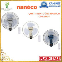 Quạt Treo Tường Có Remot(NWF1612RC) Chính Hãng Nanoco