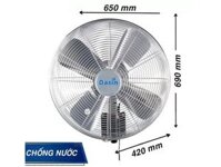 Quạt treo tường Dasin chống nước KWP-2460CN - 235W