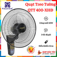Quạt Treo Tường Điện cơ Thống Nhất QTT 400-XHĐ, Công Suất 50W, 3 Tốc Độ Gió, Kèm Điều Khiển Từ Xa, BH 12 Tháng