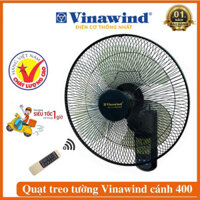 Quạt treo tường Điện Cơ Thống Nhất Vinawind cánh 400X-HĐ có điều khiển xa - cánh 300E-Đ / 400E-Đ / 450Đ-M giật 2 dây