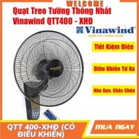 Quạt Treo Tường Điện Cơ Thống Nhất QTT 400-XHĐ (có điều khiển) - Bảo Hành 12 Tháng