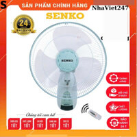 Quạt treo tường điều khiển từ xa SENKO TR1628-Quạt khỏe,chạy êm,bền,đẹp,chắc chắn,giá rẻ,BH 12T