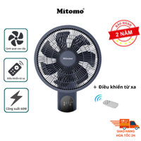 Quạt treo tường điều khiển từ xa, hẹn giờ  Mitomo FTT-60HE Bảo hành 2 năm