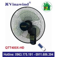 Quạt Treo Tường Điều Khiển Từ Xa Vinawind QTT400X-HĐ