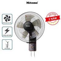 Quạt treo tường điều khiễn từ xa remote Mitomo FTT-60 hàng chính hãng - FTT-60HE  QUẠT CƠ