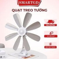 Quạt Treo Tường Gắn Tường 8 Cánh Kẹp Bàn Trần Nhà Phòng tắm Nhà Bếp Hướng Điều Chỉnh 360 Độ