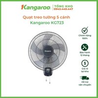 Quạt treo tường Kangaroo KG723 công suất 55W, 5 cánh, lồng quạt tháo rời