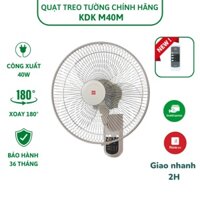 Quạt treo tường KDK M40M , nhập Malaysia, Gió êm, Bền