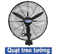 Quạt treo tường Komasu KM 650S lồng sơn đen