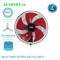 QUẠT TREO TƯỜNG LIFAN T-18CN Sải cánh 450mm