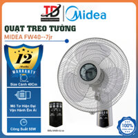 Quạt Treo Tường Midea FW40-7JR, Điều Khiển Từ Xa, 3 Cánh 40cm, Hàng Chính Hãng