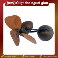Quạt treo tường MR.VU FINO làm từ gỗ tự nhiên cực đẹp, sang trọng