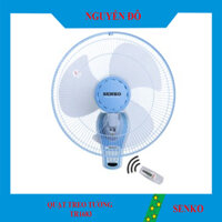 Quạt treo tường Senko có remote TR1683, 3 cấp độ gió, công suất 47w, quạt chạy êm ( giao màu ngẫu nhiên) - tiện ích